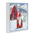 thumbnail image 2 of Frosty Barn Gnome White Framed Giclee Art, 24 x 24, Made In USA, 2 of 7