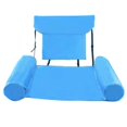 thumbnail image 1 of Pool Float Chair, Adult Inflatable Pool Blue, 1 of 5