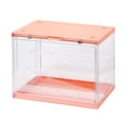 thumbnail image 2 of figatia Stackable Layer Action Figure Display Case Dustproof Acrylic Showcase for Doll Action Figure Diecast Car Models Shelf Organizer Container - Orange, 2 of 6