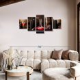 thumbnail image 2 of Elephant Stock Reserve Wine Wall Art - Horizontal Multi Panel Canvas - Living Room Wall Decor - Food And Drink Multi Panel - Brown And Red Decor - 74" x 34", 2 of 8