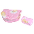 thumbnail image 3 of Filet pour Enfants Filet Portable Pliant Mignon Motif Dessin Animé Filet pour Bébé avec Coussin de Couchage Oreiller Rose 75x45x40cm, 3 of 8
