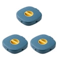 thumbnail image 1 of paramount Rotatable Cable Winder Plastic Round Charging Cord Wire Storage Case Stand Pocket Home Organizing Accessories Gift Yellow Blue 3Set, 1 of 6