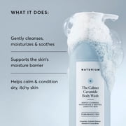 Naturium The Calmer Ceramide Body Wash, Frangrance-Free, Cleansing & Moisturizing for Dry, Sensitive Skin, Dermatologist-Tested, Paraben & Cruelty-Free, 16.9 fl oz