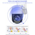 thumbnail image 3 of Hd1080P Cámara De Seguridad Rotación De 360 ​​​​Grados Pan Tilt Zoom Inalámbrico Wifi Monitoreo Cámara Ai Detección De Movimiento Color Visión Nocturna Ip66 Cámara Impermeable Inevent AF001052-02, 3 of 6