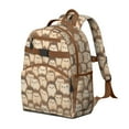 thumbnail image 2 of Hedgehog Pattern Backpack for School,Cute School Bag,Schoolbag with Adjustable Shoulder Straps & Padded Back,15.25"x11.5"x5.25", 2 of 6