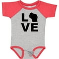 thumbnail image 3 of Inktastic Love Wisconsin Boys or Girls Baby Bodysuit, 3 of 5