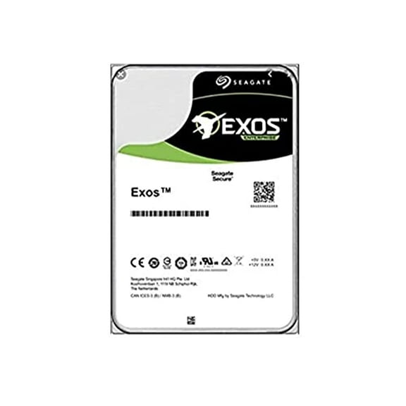 Seagate Exos X16 ST14000NM003G - Hard drive - encrypted - 14 TB - internal - SATA 6Gb/s - 7200 rpm - buffer: 256 MB - Self-Encrypting Drive (SED)