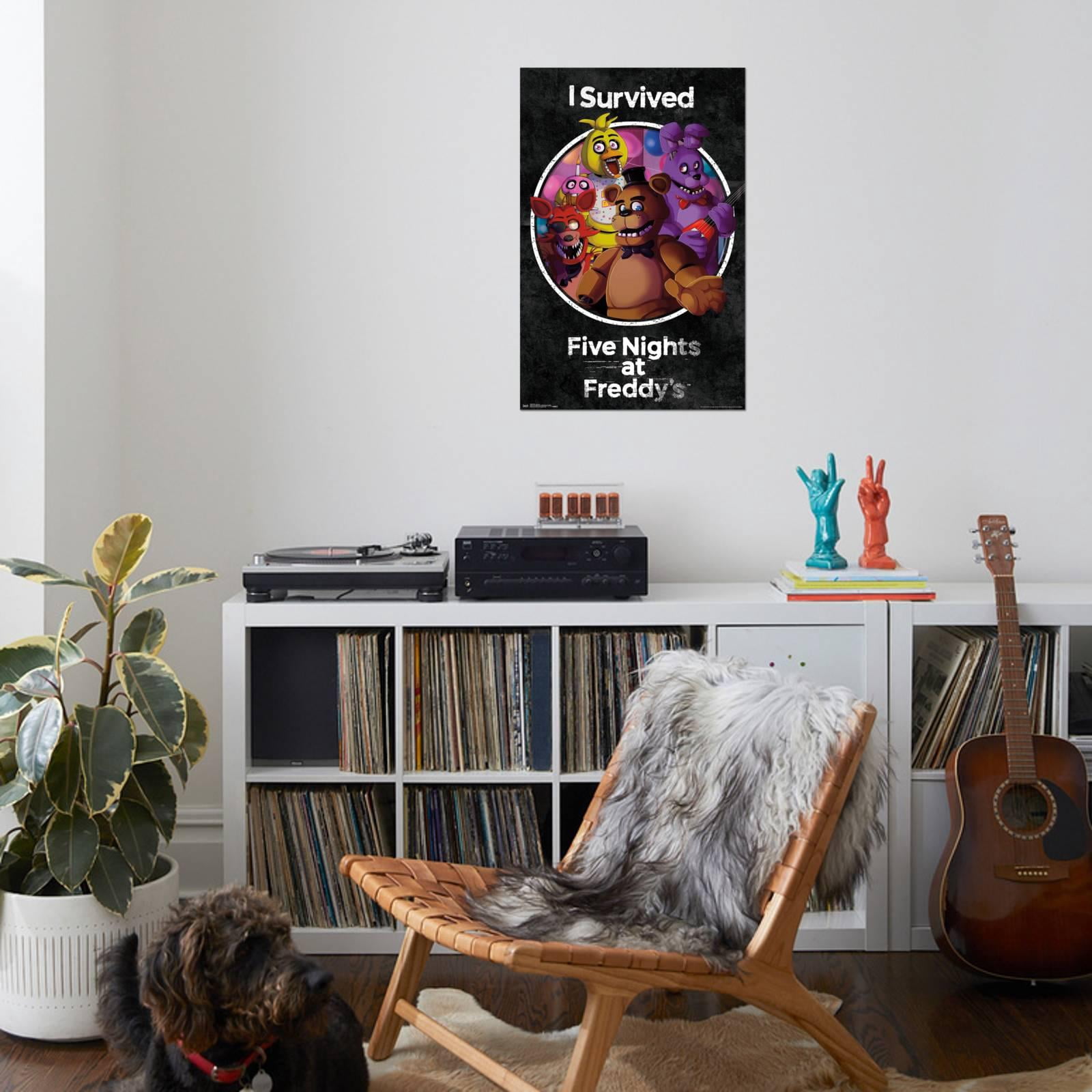 Five Nights at Freddy's - Survived Canvas Wall Poster, 22.375" x 34"