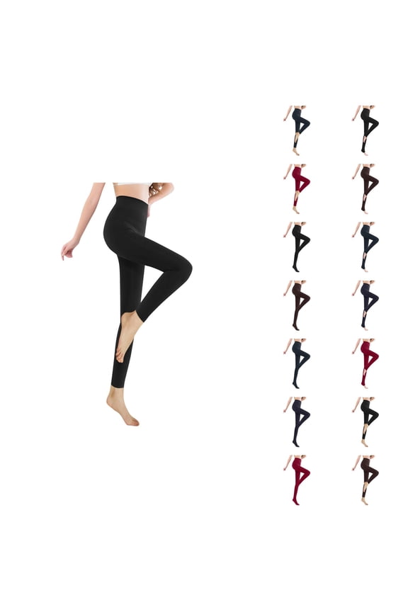 High Waisted Leggings for Women 2025 Winter Thermal Warm Stretchy Workout Yoga Pants Women Tights
