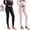 Khaki, variant on pstuiky Maternity Workout Leggings 2-Pack Fleece Lined Leggings for Women Solid Color Stretchy Long Pants with Adjustable Waistband Thermal Leggings Maternity Pants for Women