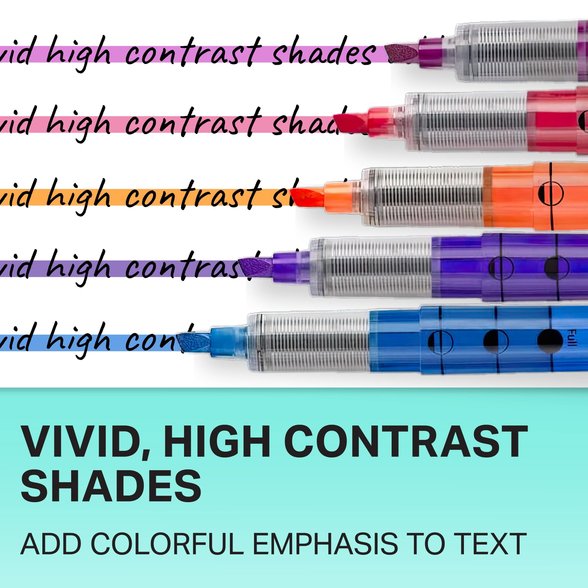 (9 pack) Sharpie Liquid Highlighter, Chisel Tip Highlighters, Assorted Colors, 5 Count