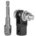 thumbnail image 1 of Vensio -1/2 Inch Scissor Jack Adapter and Socket Adapter Kit, Heavy Duty Chrome Vanadium Steel Drive Impact Wrench Tool for Automotive and RV Jacks, Black, 1 of 11