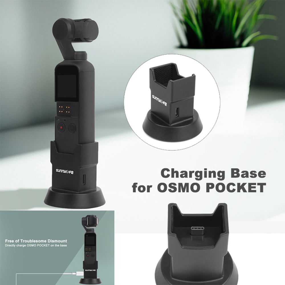 Charging Base Tabletop Charger Holder for Osmo Pocket Include Charging Cable charging base