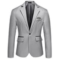 thumbnail image 1 of Traje de hombre entallado de un solo pecho, moda juvenil, informal, para banquete de boda, chaqueta, 1 of 5
