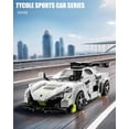 thumbnail image 2 of Technic Sports Cars Building Block Set with Display Case, Speed Race Car Building Toys, Collectible Model Cars for Home Decor, Christmas Birthday Gift for and 6 and up (320 pcs), 2 of 7