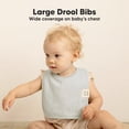 thumbnail image 3 of Food Bibs KeaBabies Embrace, paquete de 8 unidades, algodón orgánico, 20 x 21 cm, 3 of 9