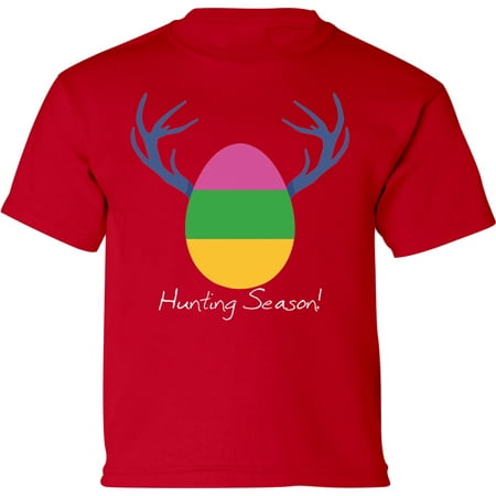 

Hunting Season Graphic Shirt - Happy Easter Day Toddler Tees for Kids - Outfit Toddler Boys Girls T-Shirt Gifts