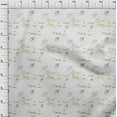 thumbnail image 3 of oneOone Cotton Silk Olive Green Fabric Text|Bird & Baby Feeder Kids Diy Clothing Quilting Fabric Print Fabric By Yard 42 Inch Wide, 3 of 4