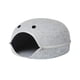 thumbnail image 5 of Nido para gatos semicerrado Yuyangstore refugio cálido para gatos Cueva de los gatos de fieltro Gris claro, 5 of 8