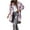 Pink, variant on Bxsruta Jacket for Women, Women's Outerwear Oversized Plaid Longline Coat, Open Front Casual Outerwear with Extended Length
