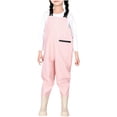 thumbnail image 2 of Agkizg Kids Chest Waders Waterproof Fishings Bib Overalls with Boots for Boys Girls, Crabbing Clamming Hunting Wading Gear, Sizes 12-13 Years, 2 of 6
