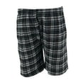 thumbnail image 4 of Men's Flannel Pajama Shorts - Super Soft Cotton Plaid Shorts with Pockets and Drawstrings - Sleep and Lounge Design 1, Medium, 4 of 6