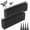 Black, variant on Bird Spikes, 20 Pack Bird Guard Spikes for Squirrel Cat Raccoon and Other Small Animals, Pigeon Spikes for Outdoor Fences and Roofs, Durable Plastic Bird Barrier Strips