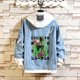 thumbnail image 3 of Chaqueta vaquera con capucha para hombre, chaqueta vaquera con capucha, abrigo con agujeros, Anime Fifures, Kishibe Hayakawa Aki, para Cosplay, 3 of 5