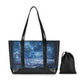 thumbnail image 7 of FORMRS Canvas Laptop Tote Bag for Women with 15.6" Computer Compartments Shoulder Handbag, Window Space, 7 of 7