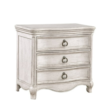 Genoa 3-Drawer Nightstand - Antique White