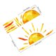 thumbnail image 2 of unbranded Adhesivo Para Paredes En PVC Con De Sol Alegre Y Fácil Instalación, 2 of 8