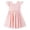 Pink, variant on Vmvidoty Toddler Baby Girl Boho Dress Linen Ruffle Sleeveless Casual Dress Pink 130