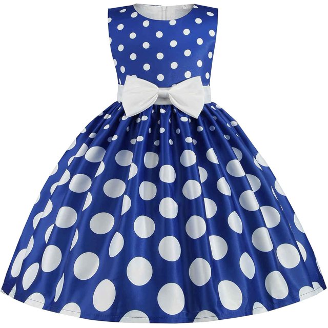 Vêtements d'Été pour Bébé Fille Robe de Princesse Cargo Extensible avec Nœud Intégré