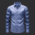 thumbnail image 2 of Men Solid Color Long Sleeve Button Down Shirt Casual Turn Down Collar Top Fashion Lightweight Soft Fabric Daily Business Work Outdoor Sport Wear Shirts Polos For Men, 2 of 5