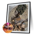 thumbnail image 3 of Cuadros Decorativos DIY pintura mujeres negras completo redondo diamante mosaico hogar JShteea Nuevos Originales, 3 of 9