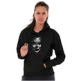 thumbnail image 4 of Cool Why So Sad Scary Horror Clown Hoodie Sweatshirt Women Men Brisco Brands S, 4 of 6