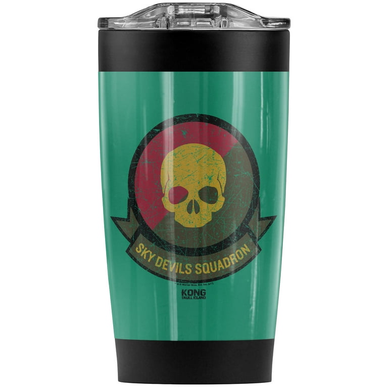 Kong: Skull Island Squadron Stainless Steel Tumbler 20 oz Coffee Travel  Mug/Cup, Vacuum Insulated & Double Wall with Leakproof Sliding Lid | Great  for