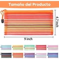 thumbnail image 3 of 30Pcs Bolsas de Malla con Cremallera, 10 Colores Bolsas de Archivo, Bolsa con Cierre Cremallera, Carpeta Plastico Impermeable, Bolsas de Documentos de Malla, para Oficinas Suministros, 3 of 5