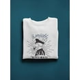 thumbnail image 3 of Skilled Sailor Quote Sweatshirt Men -Image by Shutterstock, Male Small, 3 of 4