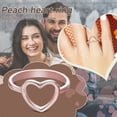 thumbnail image 1 of LPSSTORE Simply Electroplating Love Heart Diamond Ring Ladies Jewelry Engaged Ring, 1 of 7