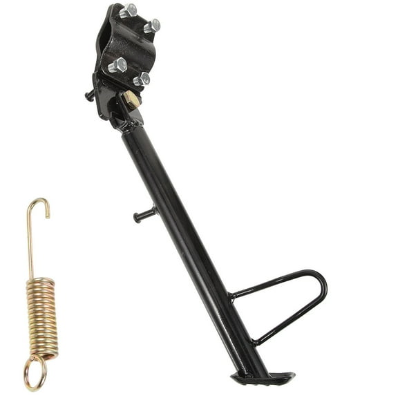 Motorcycle Kickstand Replacement for Motorbike Black Metal Stable Strong with Wear Resistance