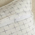thumbnail image 3 of Fundas de almohada MANDIOO de lino de arpillera, 30 x 50 cm, paquete de 2 unidades, color blanco, 3 of 6