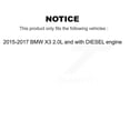 thumbnail image 2 of PUR Engine Air Filter (10 Pack) for Car 2015-2017 BMW X3 2.0L with DIESEL engine K57-101450, 2 of 2