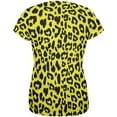 thumbnail image 2 of Yellow Cheetah Print All Over Womens T-Shirt - X-Large, 2 of 2