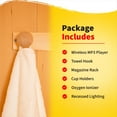 thumbnail image 5 of Coronado 2-Person Hemlock Infrared Sauna with 5 Ceramic Heaters, 75-in High, 5 of 7