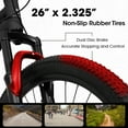 thumbnail image 2 of 26-Inch Mountain Bike,21-Speed Steel Frame with Dual Suspension – Black&Orange, 2 of 7