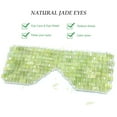 thumbnail image 1 of Natural Jade Eye Mask Jade Stone Sleeping Eye Mask Eye Relax Eye Care Tool, 1 of 6
