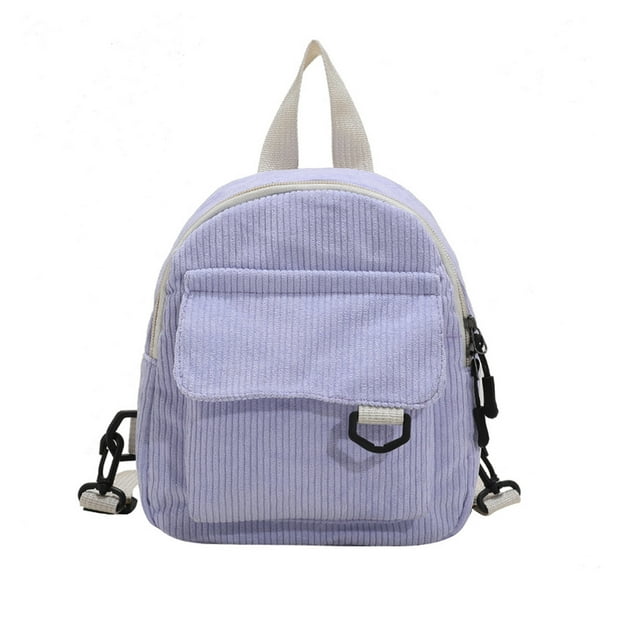 Cute Backpacks for School Mini Corduroy Backpack Adjustable Shoulder Strap Versatile Commuting, 9.06x7.48x3.54in OL Student, Small Cosmetic Bag