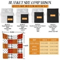 thumbnail image 3 of Basketball Throw Blanket, 40" x 30" Flannel Cool Basketballs Themed Printed Stuffed Plush Black Blankets, Soft Nap Throw Blanket for Home Boys Girls Women Basketball Lovers Gifts, 3 of 6