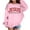 671-Pink, variant on LIIPEE Girls Boys Hoodies Fall Winter Letter Printed Long Sleeve Round Neck Pullover Hoodless Sweatshirt Girl Leisure Casual Outings Sweatshirts,Black,3-4 Years